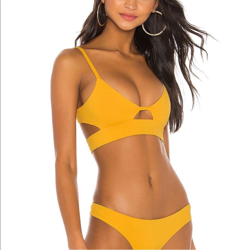 Yellow Tavik Bikini top
